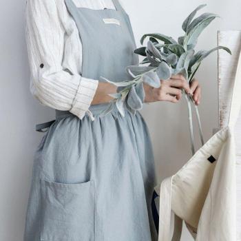 Cotton Pleated Apron for Women