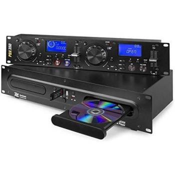 Lecteur CD/MP3 Double avec Protection Contre les Chocs et Design Rackable