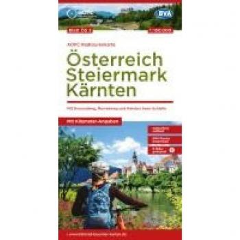 ADFC-Radtourenkarte Österreich Steiermark Kärnten 1:150.000