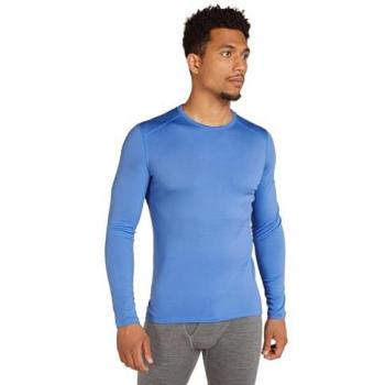 Maglia a Manica Lunga Uomo in Lana Merino 260 Tech Blu