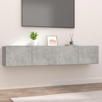 VidaXL 80x30x30 cm Engineered Wood TV Cabinets 2 pcs Concrete Grey