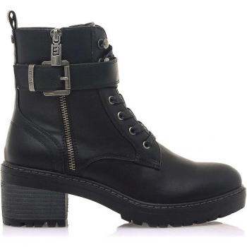 Botines militares plataforma MTNG 52155 Mujer Negro