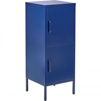Armoire à 2 Portes Métallique Bleu Marine