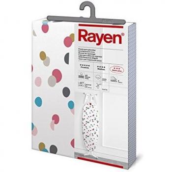 EasyClip Fit Ironing Board Cover – White with Confetti