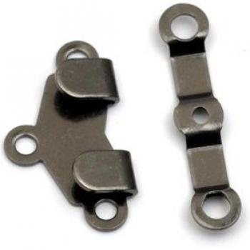 100sets/lot DIY Metal Brass Hooks and Eyes for Trousers, Skirts, Bras, and Underwear