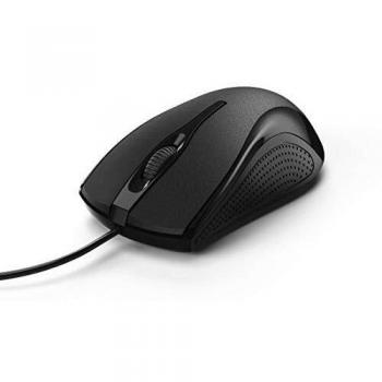 Hama Nero 1200 DPI Mouse USB Ottico con Cavo 3 Tasti