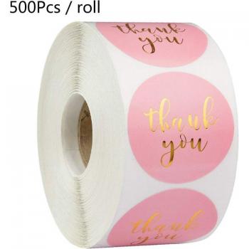 500pcs Thank You Seal Stickers