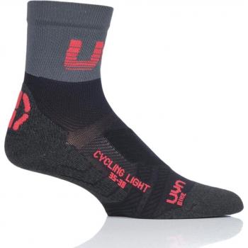Uyn Light Socks Rodillos Negro Gris Hibiscus 2021