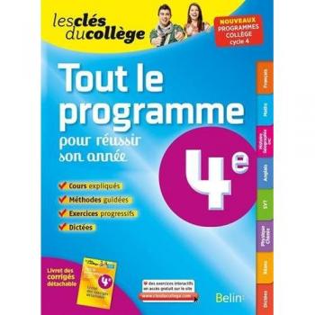 Clés du collège tout en un 4ème