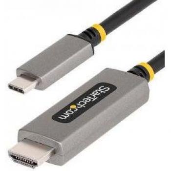 StarTech.com Type-C to HDMI Cable, 6 feet (USB-C to HDMI Adapter Cable)