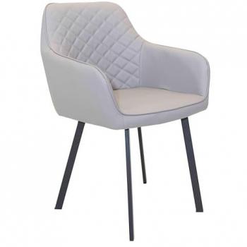 Miroytengo Arredo Moderno: 2 Sedie Confezione Grigia