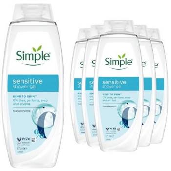 PureBlue Hypoallergenic Body Wash – 675 ml, Pack of Six for Women