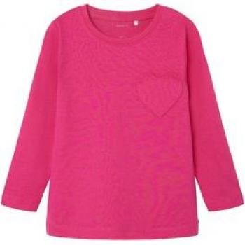 Cuore Rosa Maglia a Maniche Lunghe NMFDORTHE