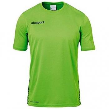Camiseta Uhlsport Score, Entrenamiento, Hombre, Verde Fluor/Negro, M