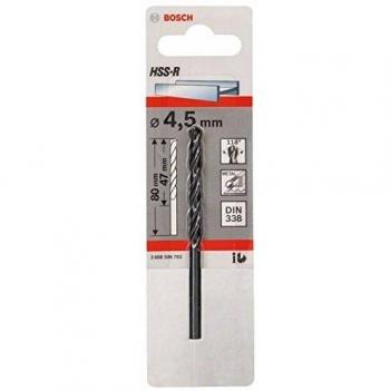 Bosch HSS-R 4.5 mm Drill Bit – Professional Grade – 2608596793 (Silver, DIN 338)