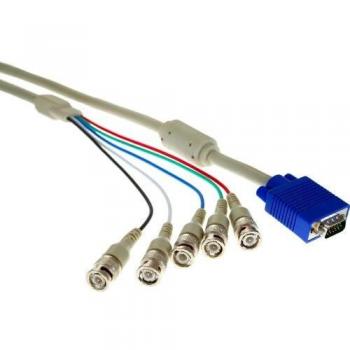 InLine VGA BNC Kabel (3m, VGA), Videokabel