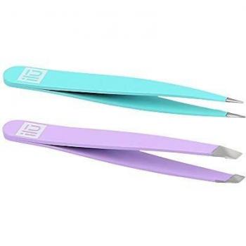 Set de Pinzas de Ceja T4B Ilu 2 Unidades