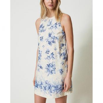 Abito corto Twinset stampa a fiori Taglia 42