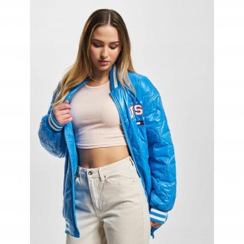 Blue Tommy Jeans Oversize Bomber Down Coat L