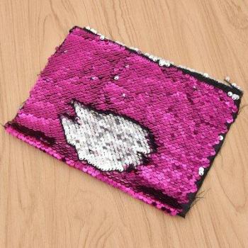 21x29cm Fish Scale Sequins Fabric for DIY Sewing and Crafts