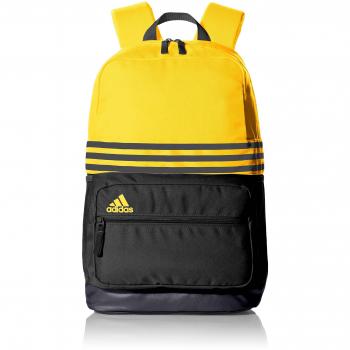 Adidas 3‑Stripe Premium Sports Backpack, Gold/Grey