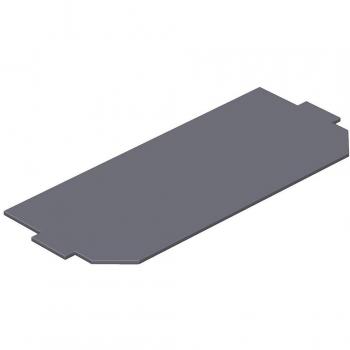OBO Bettermann Kabelschutz-Set mit Abdeckplatte 165 × 76 mm, PVC, 16.50 cm (7407588)