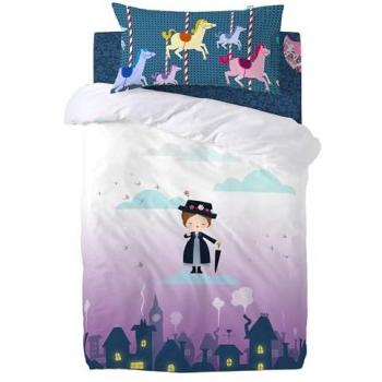 Juego Nórdico para Cuna 2 Piezas Multicolor 100% Algodón 150 TC Fabricado en España