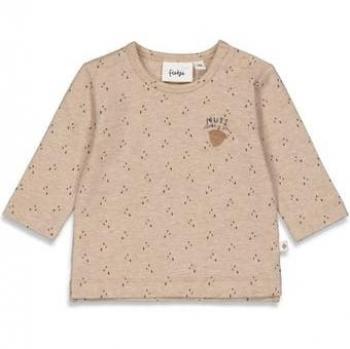 Sweat-shirt taupe mélangé Nuts About You pour enfants
