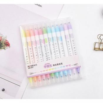 Fluorescent Dual-Headed Marker Pens