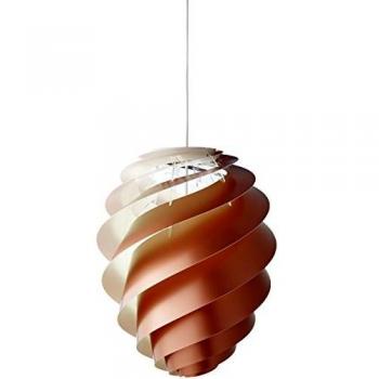 Lampada a Sospensione Swirl 2 in Rame di Le Klint