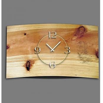 Dixtime Designer Wanduhr in Holzoptik