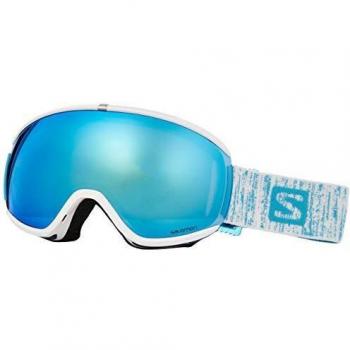 SALOMON Ivy Gafas de esquí para Mujer, Lente Multicapa, Blanco