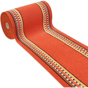 Tapis de cuisine Emmevi 50x110 cm – Bordé absorbant, anti-dérapant, orange
