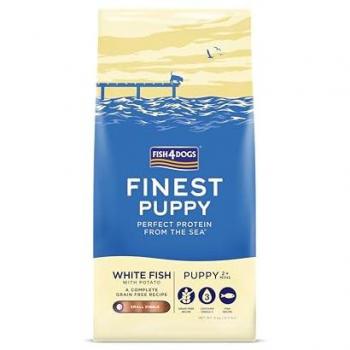Fish4Dogs Supreme Welpenfütterung – Kleine Brocken, Weißfisch, 6 kg