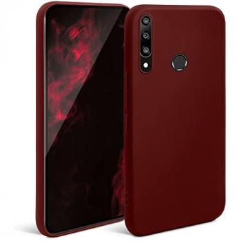 Funda Silicona Mate para Huawei P Smart Z y Honor 9X en Vino Rojo