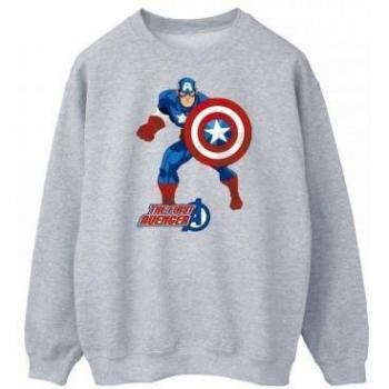Captain America Unisex Adult The First Avenger Crewneck