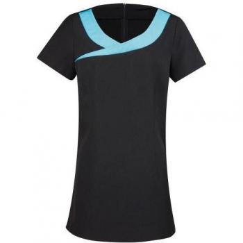 Premier Dames Ivy Tuniek met Korte Mouwen (Turquoise en Zwart)