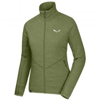 SALEWA Puez Melange Pl Sudadera con Cremallera para Mujer, Verde