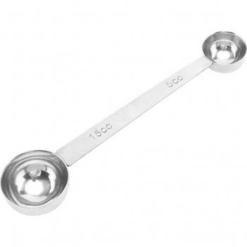 Cuchara de Acero Multi‑Uso: Fruta, Postre, Café