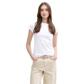 TOM TAILOR Denim Damen T-Shirt, Slim Fit, Raglan