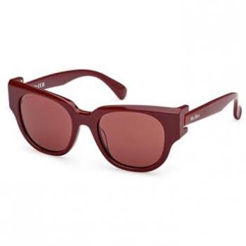 Max Mara MM0138 Vinho Óculos de Grau com Clip On