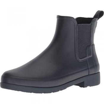 Hunter Women's Original Refined Waterproof Rubber Chelsea Ankle Boots