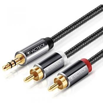 Cable de Audio 2M Victeck con Jack Macho