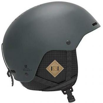 Casque de snowboard homme Salomon BRIGADE+ taille M rouge-brun