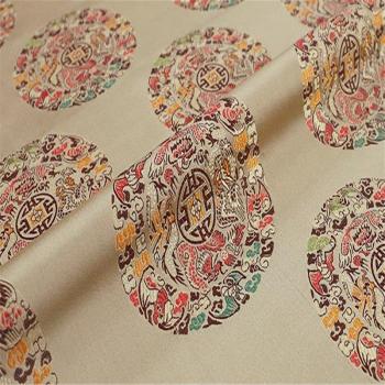 Dragon Pattern Jacquard Fabric for Traditional Chinese Suit