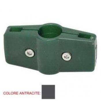 Système à deux serrages anthracite 25 mm – Verdemax 8557