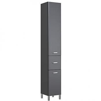 Hochschrank QUITO-66 Badezimmer in anthrazit Hochglanz, B/H/T: ca. 30/195,5/33 cm