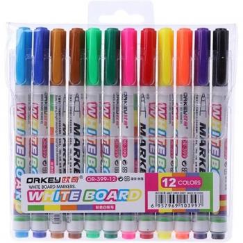 12 Farben Whiteboard Marker Set mit feiner Spitze ungiftig