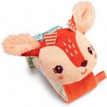 Hochet bracelet Stella en coton bio