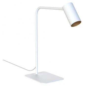 Stilvolle GU10 Schreibtischlampe in Weiß Gold, 45 cm